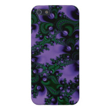 Raisins abstraits de pourpre coque iPhone 5