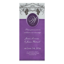 Raisins de cuve de monogramme épousant des invitat