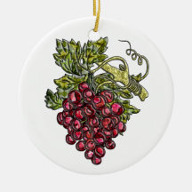 Raisins rouges décoration pour sapin de noël