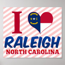 Raleigh, la Caroline du Nord Posters
