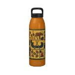 Randonnée de camping de cabine de région forestièr bouteille