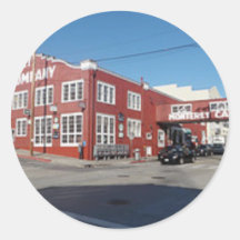 Rangée de fabrique de conserves adhésifs ronds