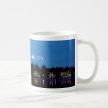 Rangée de péniche, Phila, PA Tasses À Café
