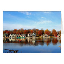Rangée de péniche, Philadelphie, PA Carte