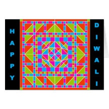 Rangoli 1 carte de Diwali