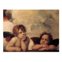 Raphael, ange de Sistine Carte Postale