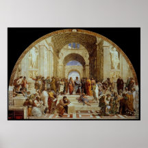 Raphael "l'école d'Athènes" (circa 1511) Affiches