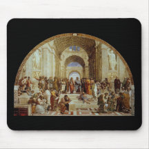 Raphael "l'école d'Athènes" (circa 1511) Tapis De Souris
