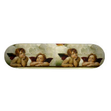 Raphael "Sistine Madonna" (circa 1513) (détail) Planches À Roulettes Customisées