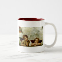Raphael "Sistine Madonna" (circa 1513) (détail) Tasse