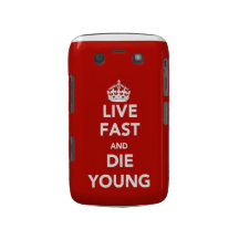 Rapides vivants et meurent jeune caisse audacieuse coque blackberry bold