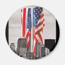 Rappelez-vous 9/11 aimant pour réfrigérateur