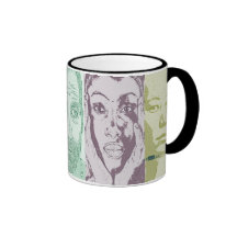 Rapprochement of cultures. tasse à café