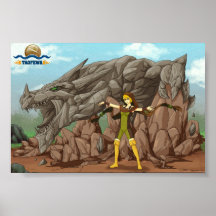 Rassemblez le dragon : Pierre - TAOFEWA Manga/cour Posters