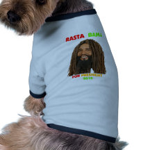 Rasta Bama, le Président Obama dans Dreadlocks Manteaux Pour Chien
