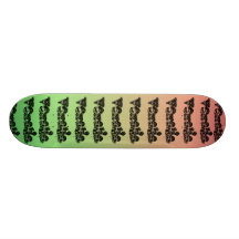 Rasta se fanent Dekk Planches À Roulettes Customisées