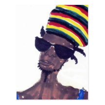 rastaman carte postale