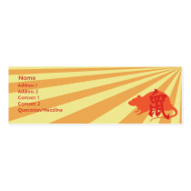 Rat - maigre cartes de visite