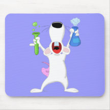 Rat Mousepad de laboratoire de tube à essai Tapis De Souris