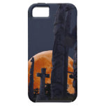 Raven mystique, lune et cimetière de Goth Coque iPhone 5 Case-Mate