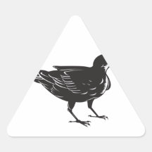 Raven noir rétro autocollants