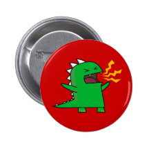 RAWR Dino - personnalisable ! Badge Avec Épingle
