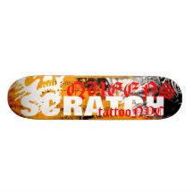 RAYEZ L'AUTOCOLLANT, QUEENS, ÉRAFLURE, tattooNYC Plateaux De Skateboards Customisés