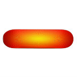 Rayon de soleil jaune de planche à roulettes