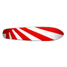 Rayon de soleil rouge planches à roulettes