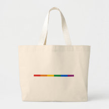 Rayure de gay pride sac fourre-tout