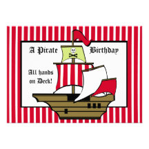 Rayure de rouge de voyage de bateau de pirate bristol personnalisé