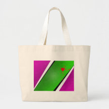 Rayure verte avec l'éclaboussure sac fourre-tout