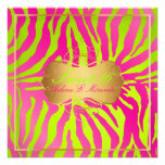 Rayures 16/Zebra douces de PixDezines Invitation Personnalisable