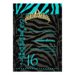 Rayures 16/Zebra douces de PixDezines Invitation Personnalisée