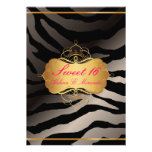 Rayures 16/Zebra douces de PixDezines Invitations