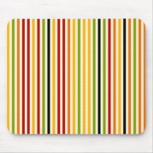 Rayures colorées abstraites Mousepad Tapis De Souris