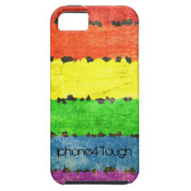 Rayures de crayon d'arc-en-ciel - fierté de GLBT p coques case-mate
