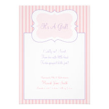 Rayures de sucrerie - c'est une fille ! Rose de fa