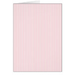 Rayures de sucrerie de rose en pastel carte de vœux