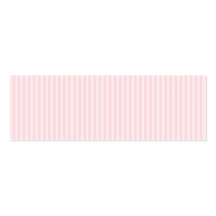 Rayures de sucrerie de rose en pastel cartes de visite personnelles