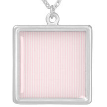 Rayures de sucrerie de rose en pastel pendentif