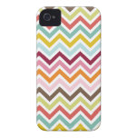Rayures de zigzag de Chevron Coques Case-Mate iPhone 4