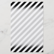 Rayures diagonales noires et blanches tract customisé