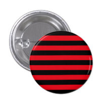 Rayures rouges et noires d'Emo Badges Avec Agrafe