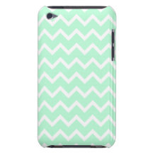 Rayures vertes en bon état de zigzag coques iPod Case-Mate