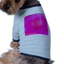 Re-Created Colored Squares Dog Tee Shirt