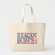 Reagan Bush 84 1984 rétros campagnes vintages Sac Fourre-tout
