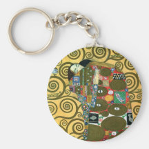 Réalisation (l'étreinte) par Gustav Klimt Porte-clefs