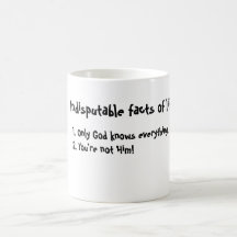 Réalités de la vie tasse à café
