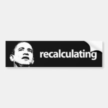 Recalcul de l'adhésif pour pare-chocs d'Obama Adhésifs Pour Voiture